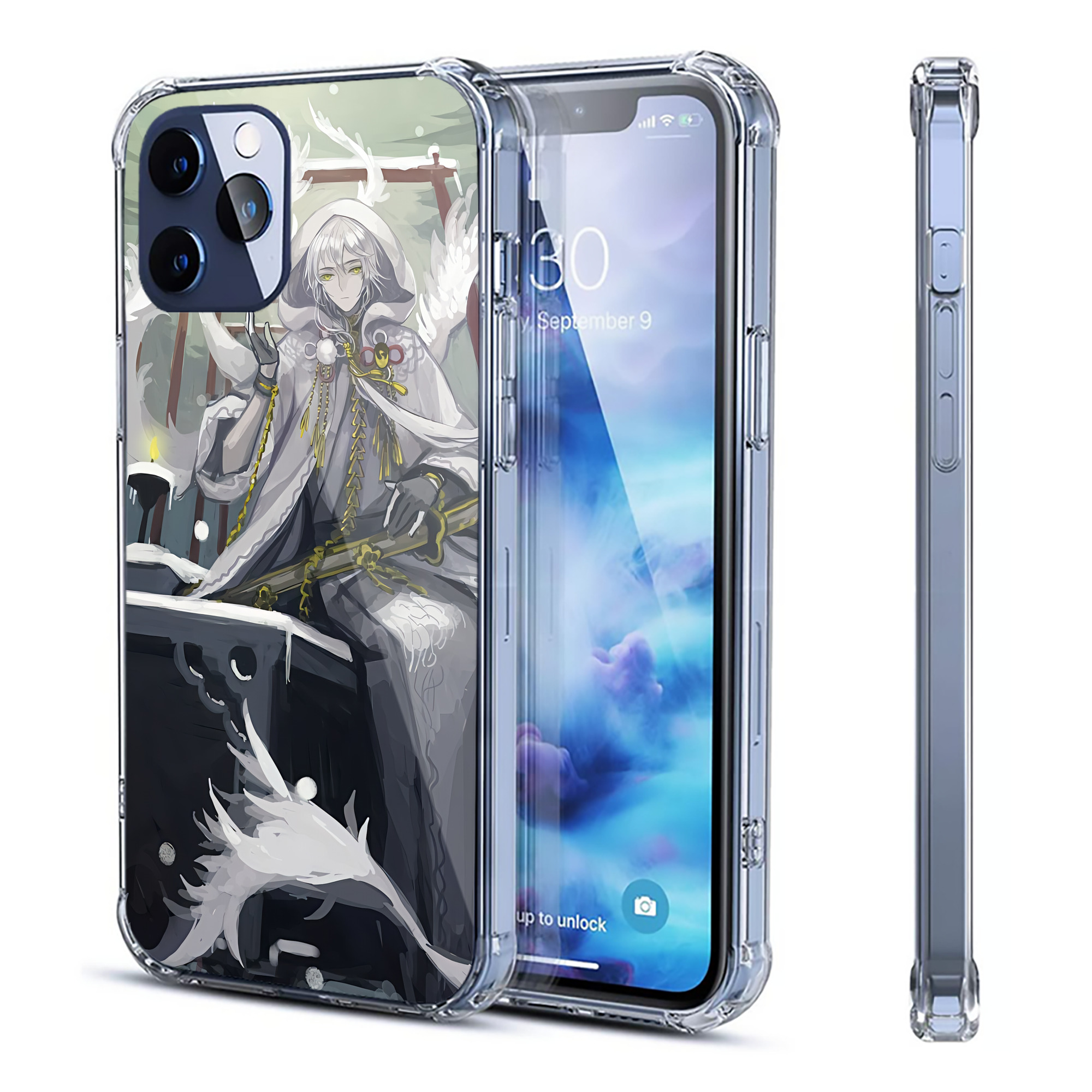 （画像用） 刀剣乱舞 Touken Ranbu 【iPhone 12シリーズ対応】透明スマホケース（クリアソフトケース）